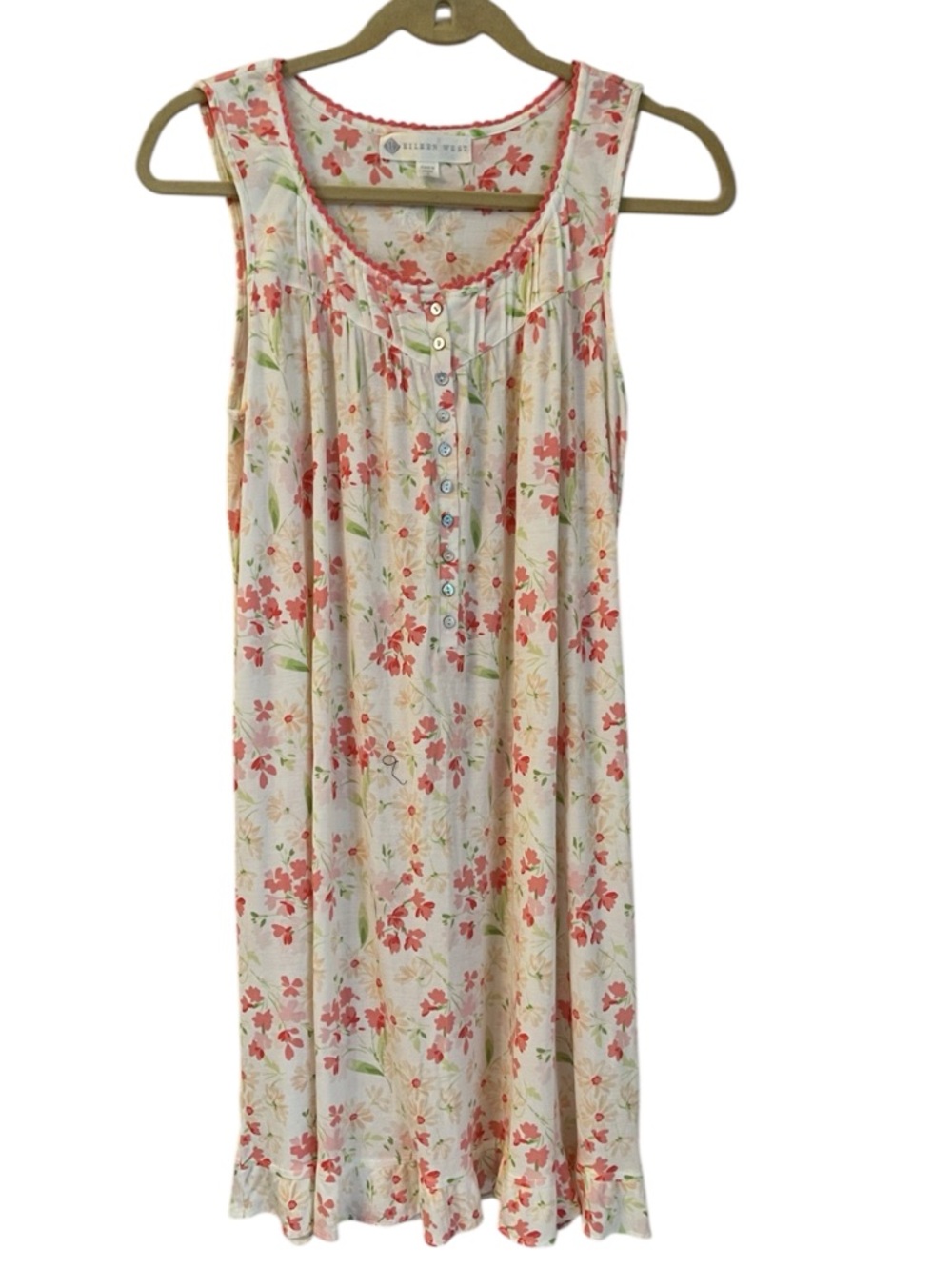 Eileen West sleeveless nightgown size S